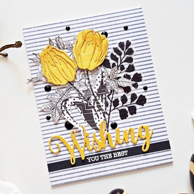 Нож для вырубки от Spellbinders - Layered Tulip