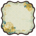 Фігурний аркуш пігменту Kaisercraft - HIDDEN TREASURES COLLECTION TOKEN, 30x30 см
