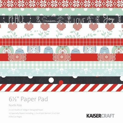 Набір скрап-паперу Kaisercraft - North Pole Collection - Christmas, 24
