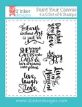 Штампи від Lil'Inker Designs - Paint Your Canvas Stamps
