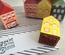 Набір гумових штампів від American Crafts у формі будиночок - Lovely Day Collection - Wood House Stamp Set