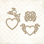 Чіпборд Blue Fern StudiOs-Flourish Hearts