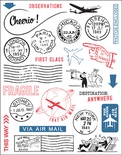 Натирки October Afternoon - Boarding Pass, 25шт.