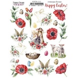Набір наліпок (стікерів) Happy Easter 111, ТМ Фабрика Декору