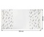 Відріз екошкіри з тисненням золотою фольгою Golden Feather Feather White, розмір 500мм х 250мм, ТМ Фабрика Декору