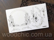 Чіпборд набір Лаванда 004 від WOODchic, 12х2см