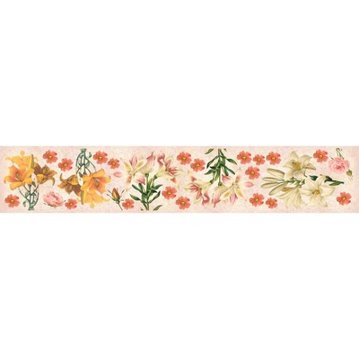 Смужки паперу UHK Gallery - Tropical Fruits - pasek kwiaty, 31,5x5,5см