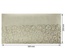 Відріз екошкіри з тисненням золотою фольгою Golden Clocks Beige 50x25см, ТМ Фабрика Декору