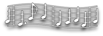 Ніж для вирубки - Dies- Virtuoso Music від Memory Box, 1 шт