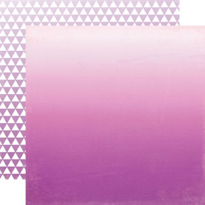 Аркуш скрап-паперу Echo Park - Purple Ombre, 30x30 см