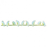 Ніж для вирубки Sizzix- Sizzlits Decorative Strip Die - Birds on a Wire, 657791