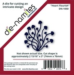 Ножі для вирубки Die - Namites - Heart Flourish