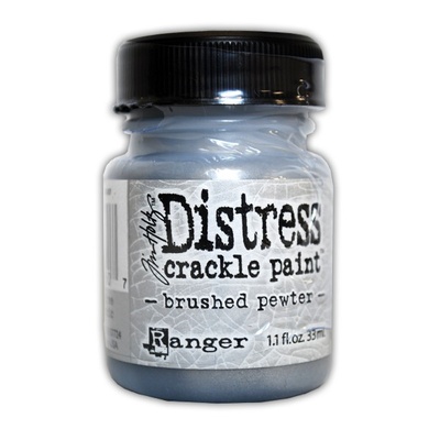 Краска-кракелюр Ranger - Distress Crackle Paint - Brushed Pewter