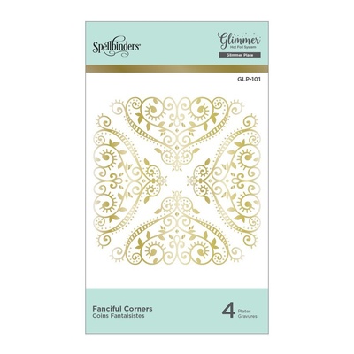 Пластини для фольгування від Spellbinders - Fanciful Corners