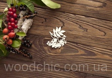 Чіпборд Горобина від WOODchic, 4.3 на 4.5см