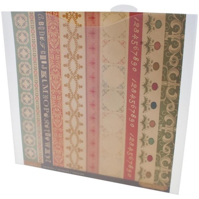 Файли для зберігання скрап-паперу Storage Studios Paper Files with Tabbed Dividers Labels, 3