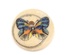 Дерев’яний ґудзик Multicolor Butterfly B10596, діаметр 15мм, 1 шт.