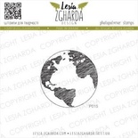Акриловий штамп Lesia Zgharda Земна куля P015