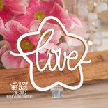Чіпборд ScrapBox - чіпборд Love у зірці Hi-391