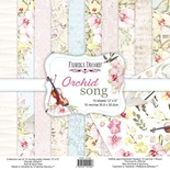 Набір скрап-паперу Orchid song 30,5x30,5см 10 аркушів, ТМ Фабрика Декору