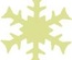 Фігурний дірокол McGill - Alpine Snowflake, 3,8 см