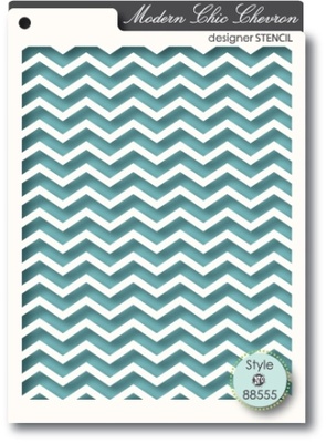 Маска от Memory Box - STENCILS- Chic Chevron