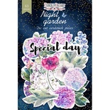 Набір висічок для скрапбукінгу, колекція Night garden 63шт.,ТМ Фабрика Декору