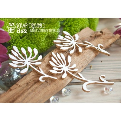 Чіпборд ScrapBox - Конюшина маленька 3 шт. Hf-149