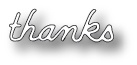 Ножі для вирубки від Memory Box - A Little Thanks