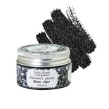 Фарба з глітером Shimmer paint, колір Чорна ніч, ТМ Фабрика Декору, 30 мл