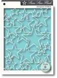 Маска від Memory Box - Stensils - Star Flash