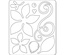 Ніж для вирубки з Sizzix - Sizzix Sizzlits Die - Poinsettia Swirls