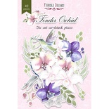 Набір висічок для скрапбукінгу, колекція Tender Orchid, 49 шт., ТМ Фабрика Декору