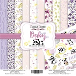 Набір паперу 20 x20 My little baby girl, ТМ Фабрика Декору