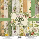 Набір скрап-паперу Summer botanical diary 30,5x30,5см 10 аркушів, ТМ Фабрика Декору
