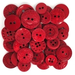 Набір декоративних ґудзиків Dress It Up - Red