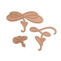 Пластини для фольгування від Spellbinders - Heart Flourishes