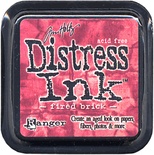 Штемпельна подушка Ranger Distress Ink Pad - FiRed Brick