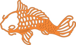 Ніж для вирубки Koi Fish від Cheery Lynn Designs