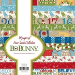 Набір двостороннього паперу BoBunny - Dear Santa - Paper Pad, розмір 15х15см, 36 аркушів
