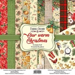 Набір скрап-паперу Our warm Christmas, ТМ Фабрика Декору