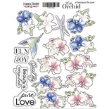 Набір наліпок Tender orchid, ТМ Фабрика Декору