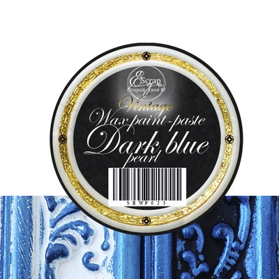 Фарба з ефектом патини - Dark blue pearl, 30 ml