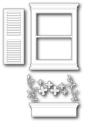Ніж для вирубки від Poppystamps - Large Madison Window Set