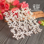Чіпборд ScrapBox — Фон з трояндочок Hb-047