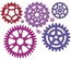 Ніж для вирубки Crafty Ann - Gears (Steampunk)