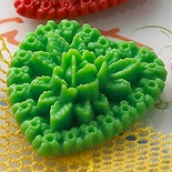 Прикраса Webster's Pages - Whimsy Hearts - Green, 1 шт.