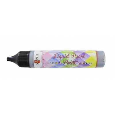 ЗD-гель ТМ Santi Liquid pearl gel, срібний