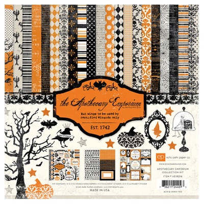Набор бумаги от Echo Park - Apothecary Emporium, 30х30см, 12+2 листов