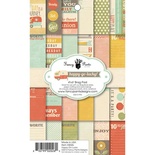 Набір паперу для скрапбукінгу Fancy Pants - Happy-go-lucky Brag Pad, 10x15см, 24